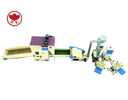 Füllmaschine-und kardierende und Füllmaschine-Öffner des Kissen-ZXJ-380 der Wogen-KBJ-1, Polyester-Ball-Faser-Füllungs-Kissen-Maschine